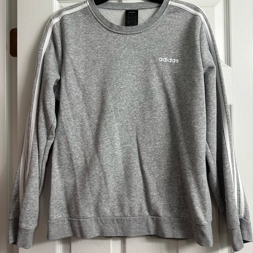 Adidas Gray Crewneck Sweatshirt